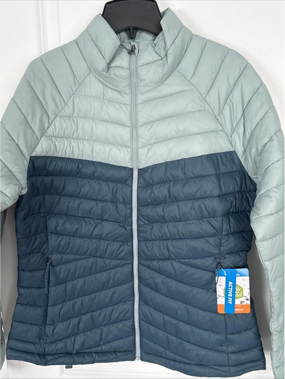$100 Columbia Womens Powder Pass Puffer Jacket Ever Blue Women’s XXL - Picture 2 of 8
